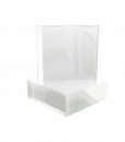MediaRange CD Slimcase 5.2mm Transparent with Frosted-Clear Tray BOX20
