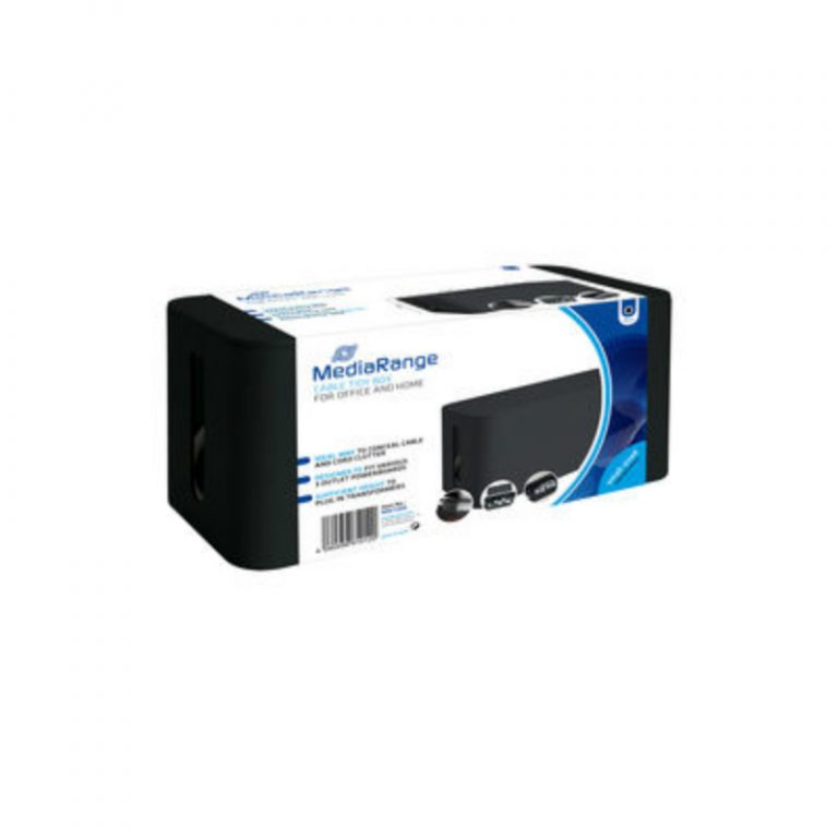MediaRange Cable Tidy Box Small Sized Black MRCS306