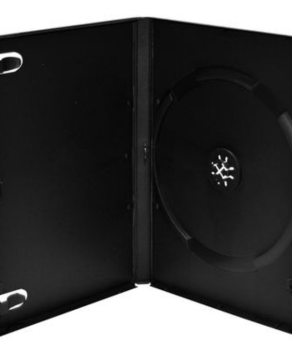 MediaRange DVD Case 14mm Machine Packing Grade Black BOX11-M