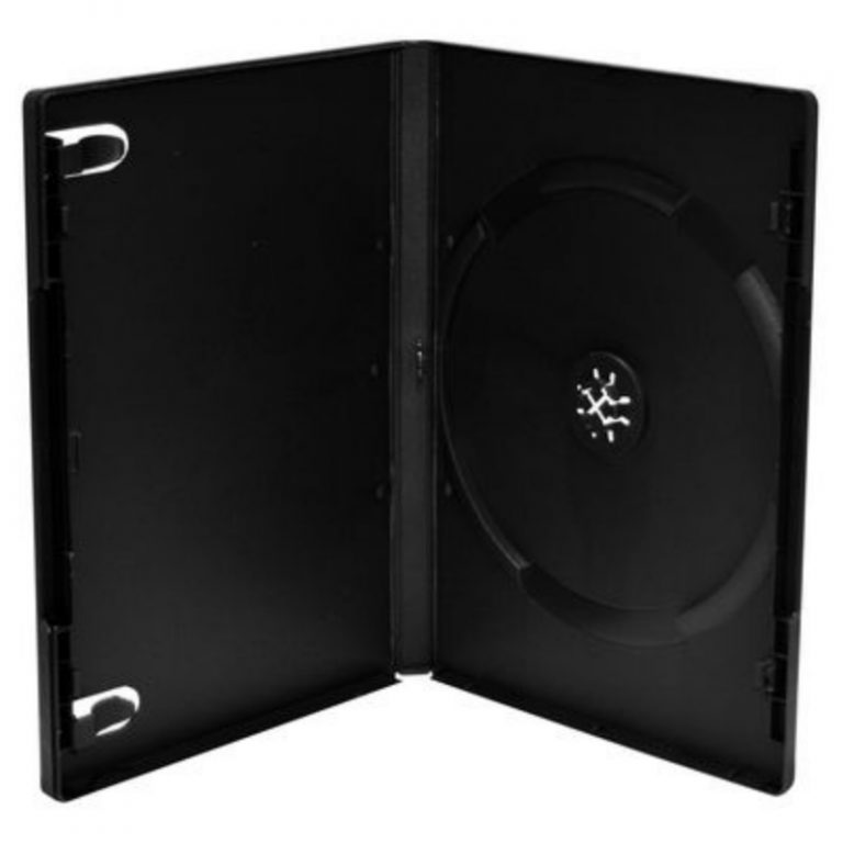 MediaRange DVD Case 14mm Machine Packing Grade Black BOX11-M
