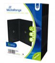 MediaRange DVD Case for 2 Discs 14mm 5-Pack Black BOX30-2