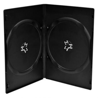 MediaRange DVD Slimcase for 2 Discs 9mm Black BOX14