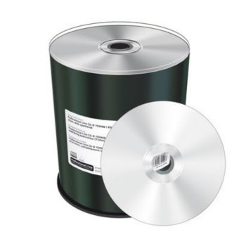 MediaRange Professional Line CD-R 700MB 52x Full Surface Printable Silver 100 Pack Cake MRPL502