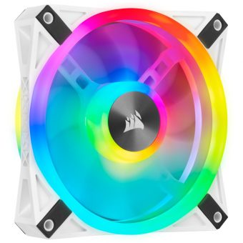 Corsair iCUE QL120WH RGB 12cm 4-Pin PWM White CO-9050103-WW