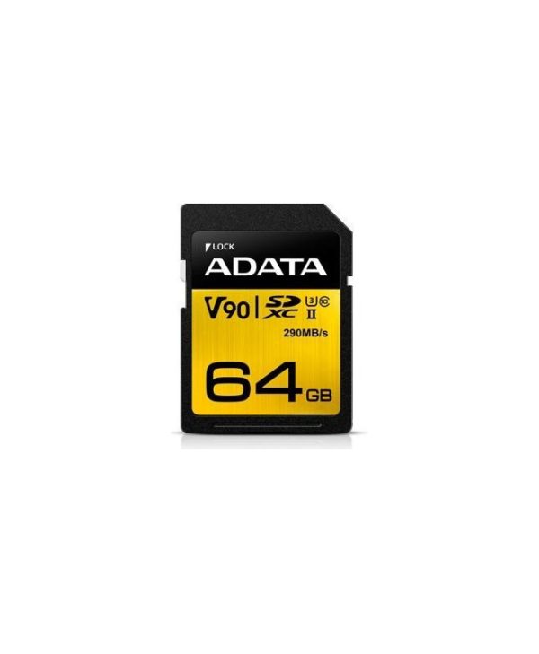 ADATA Premier ONE SDXC 64GB UHS-II U3 Class 10 ASDX64GUII3CL10-C