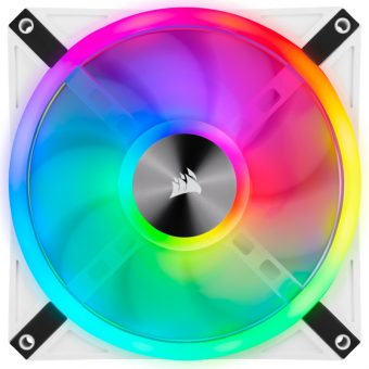 Corsair iCUE QL140WH RGB 14cm 4-Pin PWM White CO-9050105-WW - Image 10