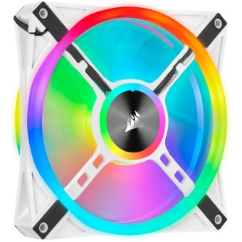 Corsair iCUE QL140WH RGB 14cm 4-Pin PWM White CO-9050105-WW - Image 2