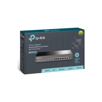 TP-Link TL-SG1008MP 8-Port Gigabit PoE Switch V1 - Image 4