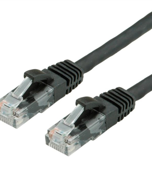 Value UTP Patch Cable Cat6 0.3m Black 21.99.1464
