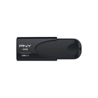 PNY Attache 4 3.1 64GB USB 3.0 Black FD64GATT431KK-EF