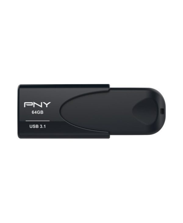 PNY Attache 4 3.1 64GB USB 3.0 Black FD64GATT431KK-EF