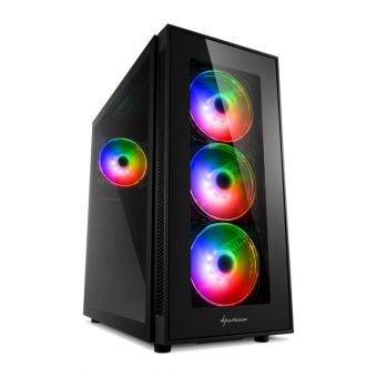 Sharkoon TG5 Pro RGB Tempered Glass Midi Tower Black 4044951029105