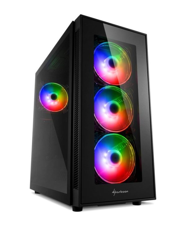 Sharkoon TG5 Pro RGB Tempered Glass Midi Tower Black 4044951029105