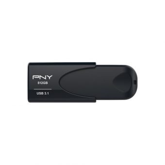 PNY Attache 4 3.1 512GB USB 3.0 Black FD512ATT431KK-EF
