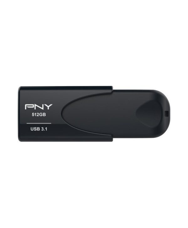 PNY Attache 4 3.1 512GB USB 3.0 Black FD512ATT431KK-EF