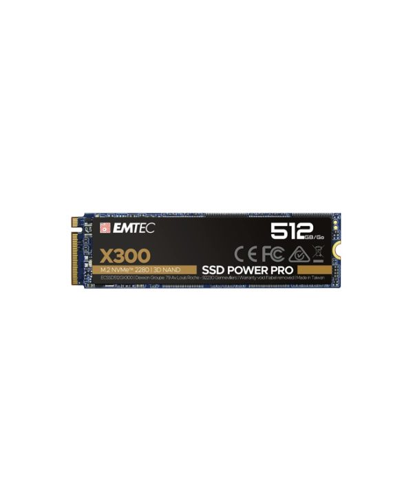 Emtec X300 Power Pro 512GB M.2 2280 PCIe Gen3x4 ECSSD512GX300