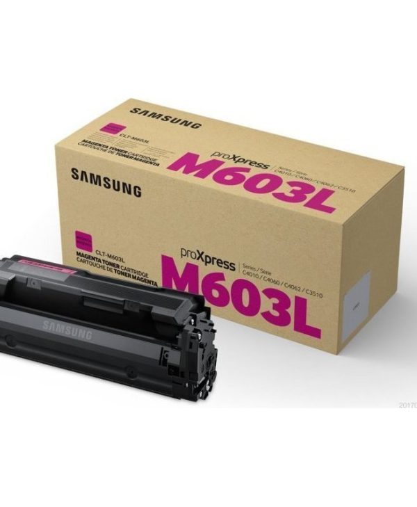 Samsung CLT-M603L Toner Magenta 10K Pgs SU346A