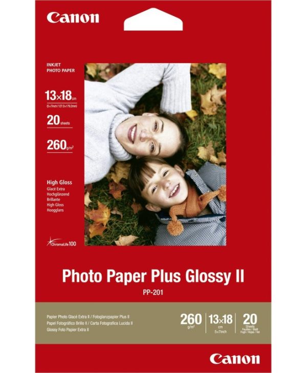 Canon PP-201 Photo Paper Plus II 13x18cm 265gr 20 Sheets 2311B018