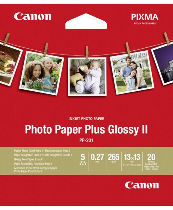 Canon PP-201 Photo Paper Plus II 13x13cm 265gr 20 Sheets 2311B060