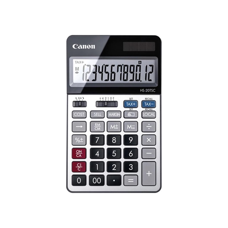 1 Canon HS-20TSCDBL 12 Digit Calculator 2469C002AA - Image 1