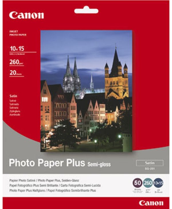 Canon SG-201 Photo Paper Plus A6 (10x15cm) 260gr 5 Sheets 1686B072