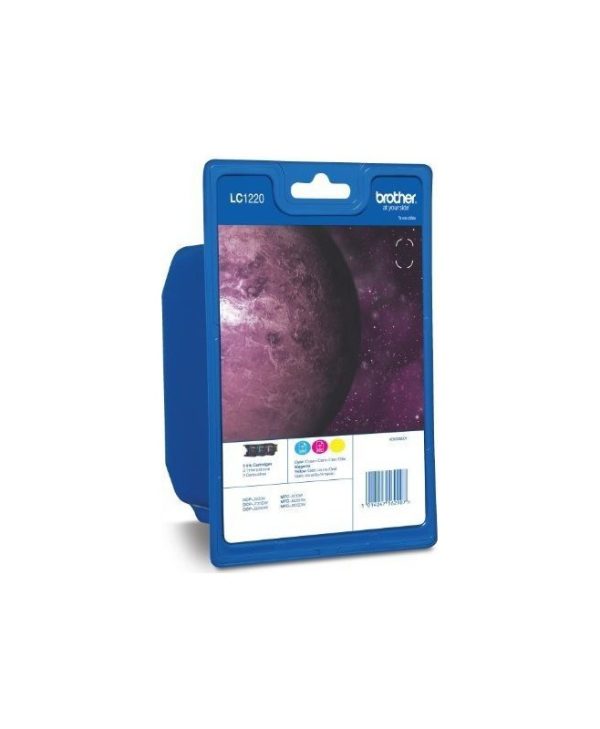 Brother LC-1220 Rainbow Pack Inks C/M/Y LC1220RBWBPDR