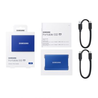 Samsung Portable SSD T7 2TB USB 3.1 Type-C Blue MU-PC2T0H - Image 12