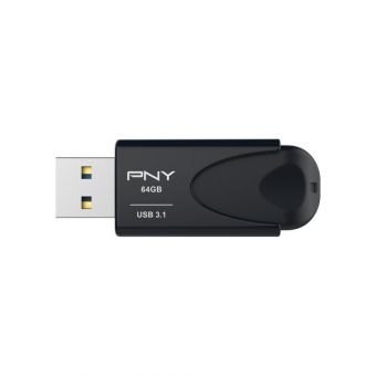 PNY Attache 4 3.1 64GB USB 3.0 Black FD64GATT431KK-EF - Image 2