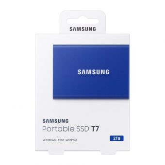 Samsung Portable SSD T7 2TB USB 3.1 Type-C Blue MU-PC2T0H - Image 2
