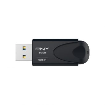PNY Attache 4 3.1 512GB USB 3.0 Black FD512ATT431KK-EF - Image 2