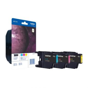 Brother LC-1220 Rainbow Pack Inks C/M/Y LC1220RBWBPDR - Image 2