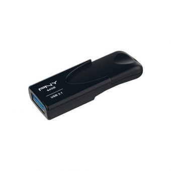 PNY Attache 4 3.1 64GB USB 3.0 Black FD64GATT431KK-EF - Image 3