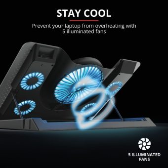 Trust GXT 1125 Quno 17" Cooling Stand 23581 - Image 3