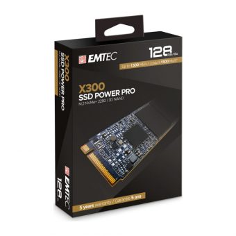 Emtec X300 Power Pro 128GB M.2 2280 PCIe Gen3x4 ECSSD128GX300 - Image 3