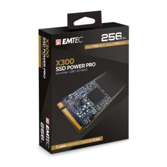 Emtec X300 Power Pro 256GB M.2 2280 PCIe Gen3x4 ECSSD256GX300 - Image 3