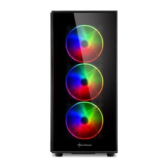 Sharkoon TG5 Pro RGB Tempered Glass Midi Tower Black 4044951029105 - Image 6