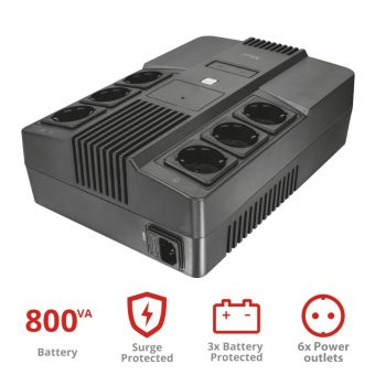 Trust Maxxon 800VA Wall Power UPS 23326 - Image 9
