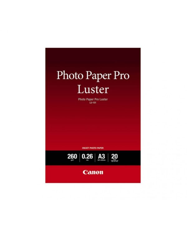 Canon LU-101 Photo Paper A3 260gr 20 Sheets 6211B007