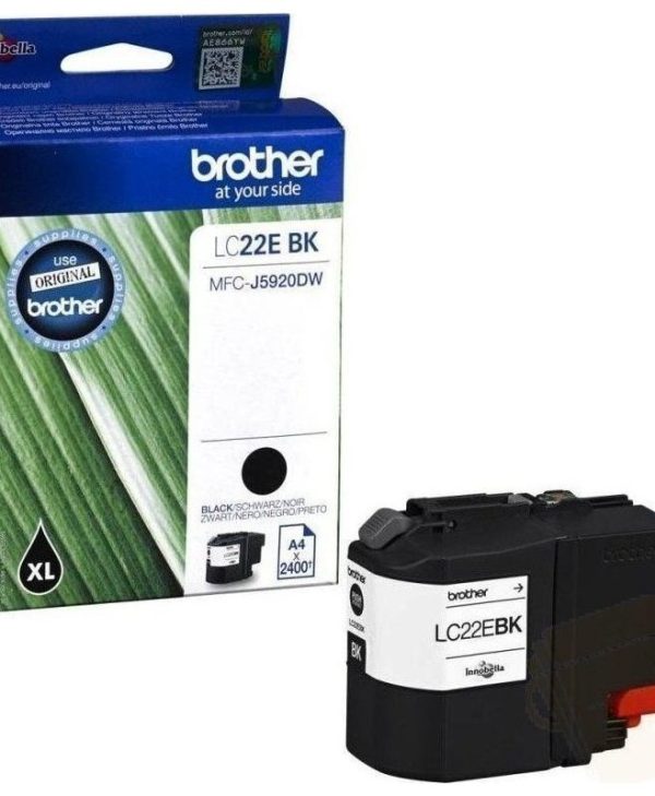 Brother LC-22EBK Ink Black 2.4K Pgs LC22EBK