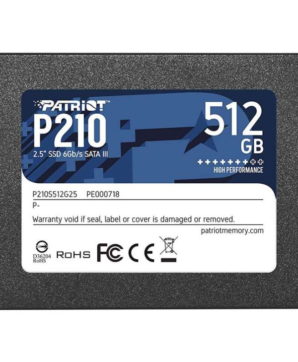 Patriot P210 512GB 2.5" Sata III P210S512G25
