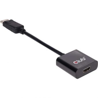 Club3D Adapter Displayport Male to HDMI Female Black CAC-2070