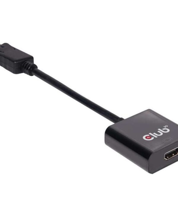 Club3D Adapter Displayport Male to HDMI Female Black CAC-2070