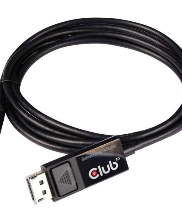 Club3D Cable USB 3.1 Type-C Male to Displayport Male 1.8m Black CAC-1557