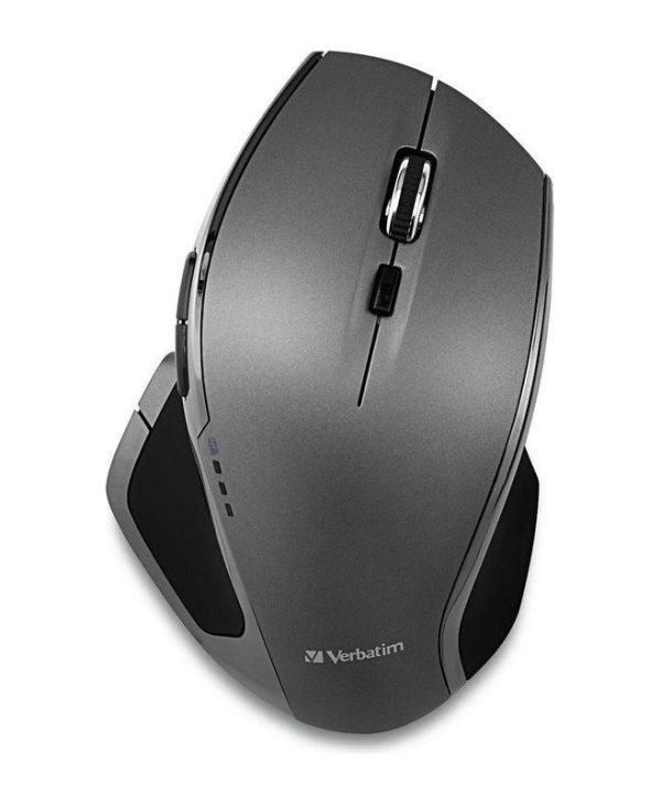 Verbatim 8-Button Deluxe Wireless Mouse Black 49041