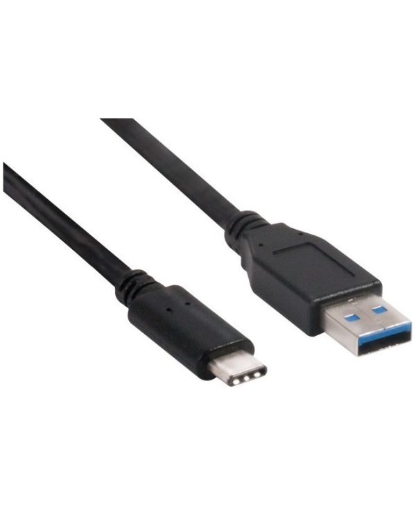Club3D Cable USB 3.1 Type-C Male to USB 3.1 Type-A Male 1m Black CAC-1523