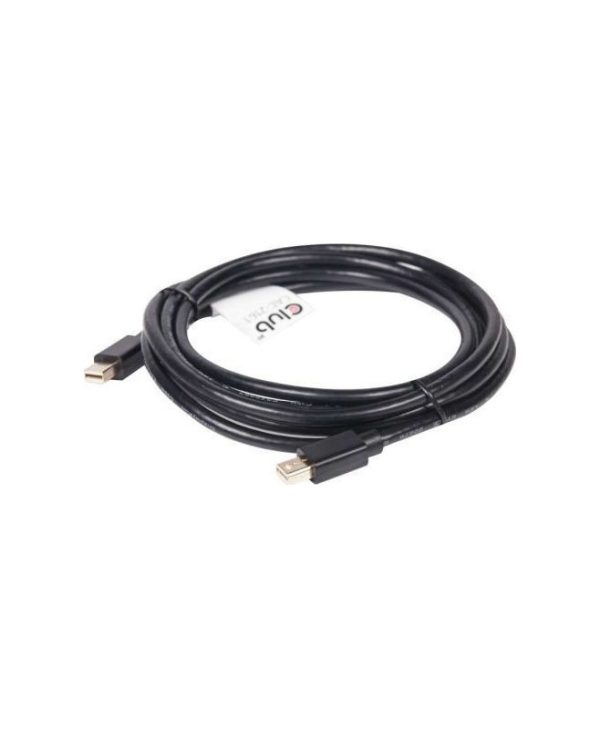 Club3D Cable Mini Displayport 1.2 Male to Mini Displayport 1.2 Male 2m Black CAC-2161