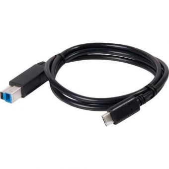 Club3D Cable USB 3.1 Type-C Male to USB 3.1 Type-B Male 1m Black CAC-1524