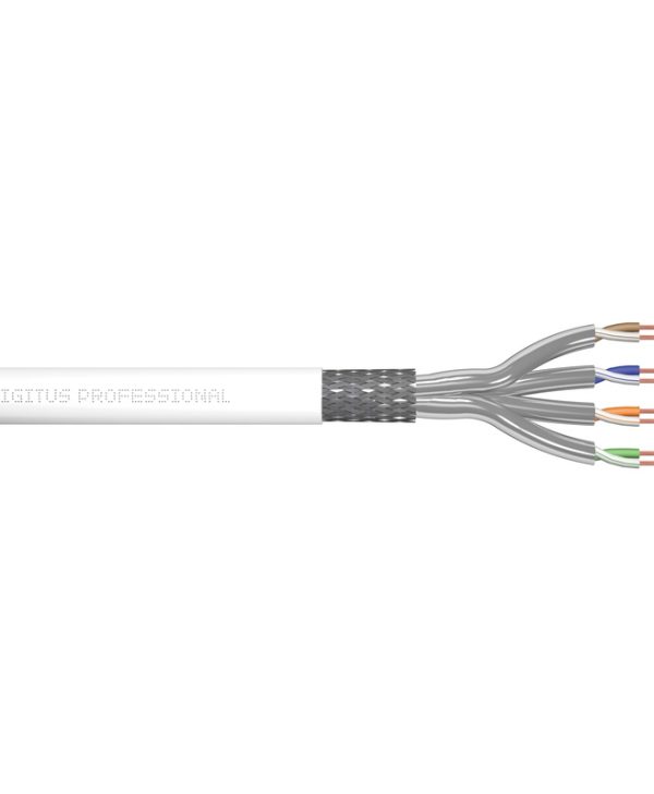 Digitus SFTP Cable Cat7 Μονόκλωνη LSOH 305m White DK-1743-VH-305-MF-W