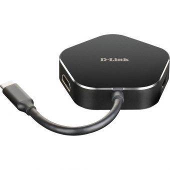 D-Link DUB-M420 4-in-1 USB 3.0 Type-C Docking Station Black