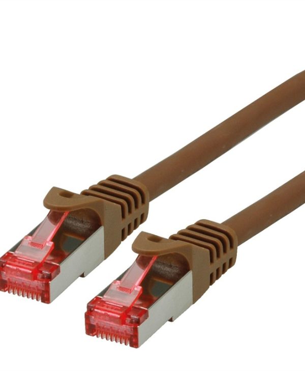 Roline SFTP Patch Cable Cat6 LSOH 2m Brown 21.15.2682-100